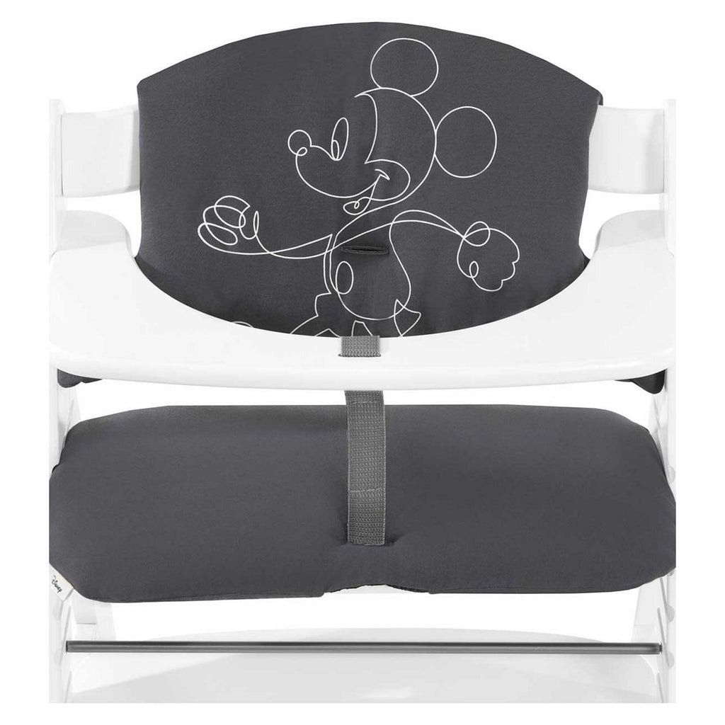 Hauck Disney Alpha Highchair Pad Select - Mickey Mouse Anthracite