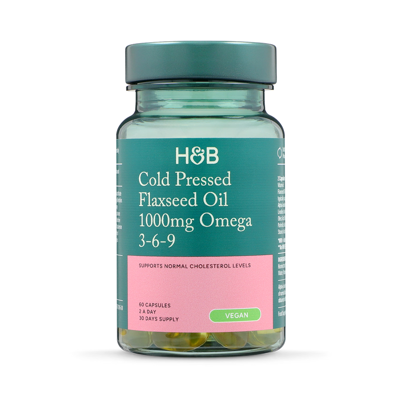 Holland & Barrett Flaxseed Oil Triple Omega 3-6-9 60 Capsules, UK version