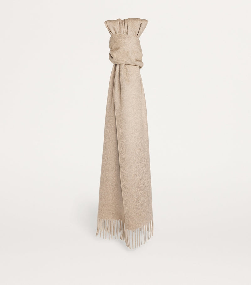Max Mara cashmere fringed scarf, imported from the UK