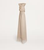 Max Mara cashmere fringed scarf, imported from the UK