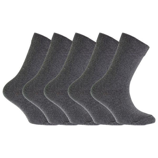 FLOSO Kids Plain School Socks (Pack Of 5) (9-12) GOODS Superdrug   