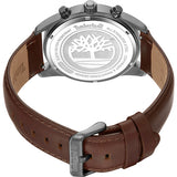 Timberland men's black leather strap watch, imported from the UK
