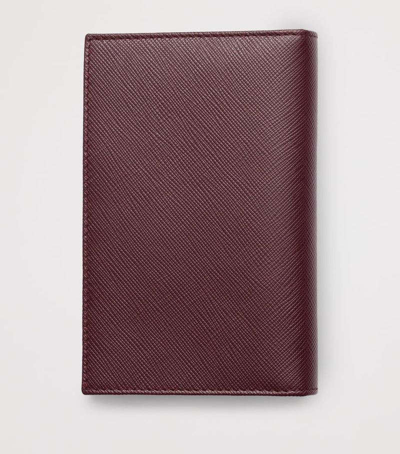 Prada Saffiano leather logo passport holder, imported from the UK