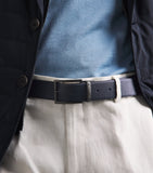 Paul & Shark leather reversible belt black navy 3.5cm (British brand)