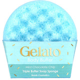 Bomb Cosmetics Body Buffer Sponge Mint Choc Chip 200g - British product