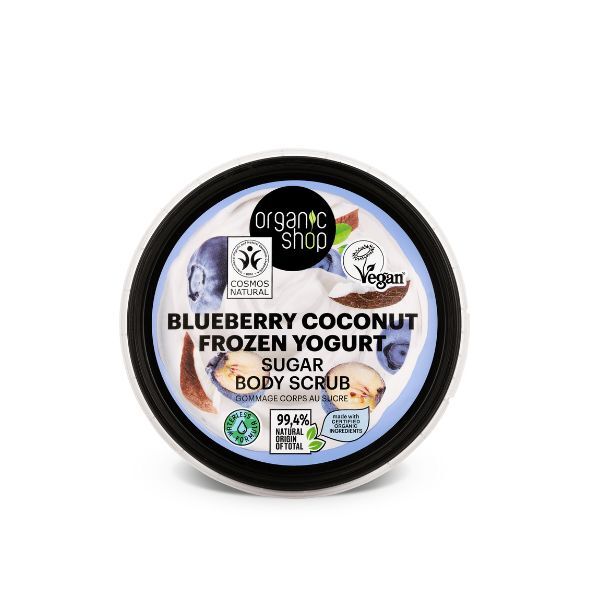 Organic Shop Blueberry Coconut body scrub 250ml - British product