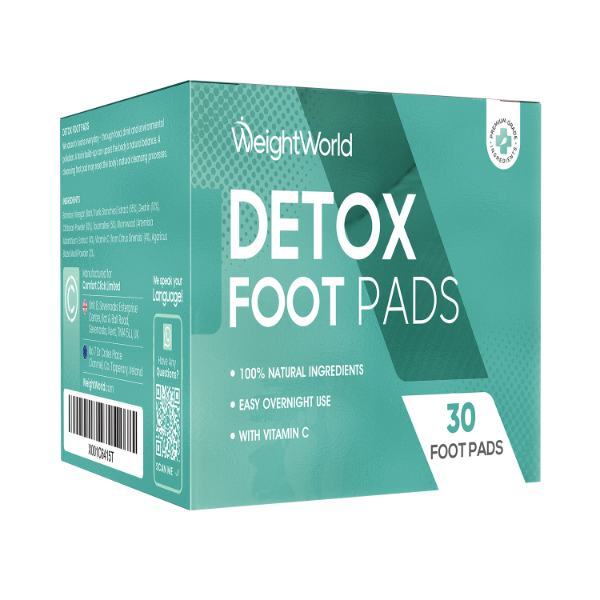 WeightWorld Detox Foot Pads with Vitamin C 30 Patches, imported from the UK