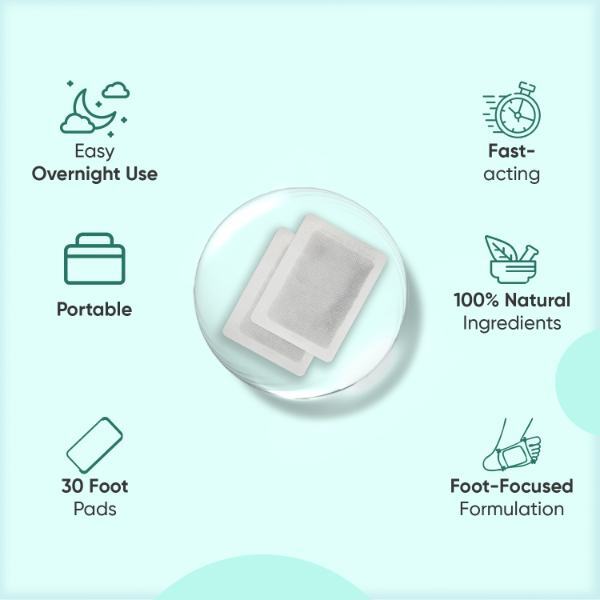 WeightWorld Detox Foot Pads with Vitamin C 30 Patches, imported from the UK