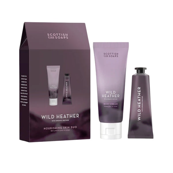 Scottish Fine Soaps Wild Heather Nourishing Skin Duo (British brand)