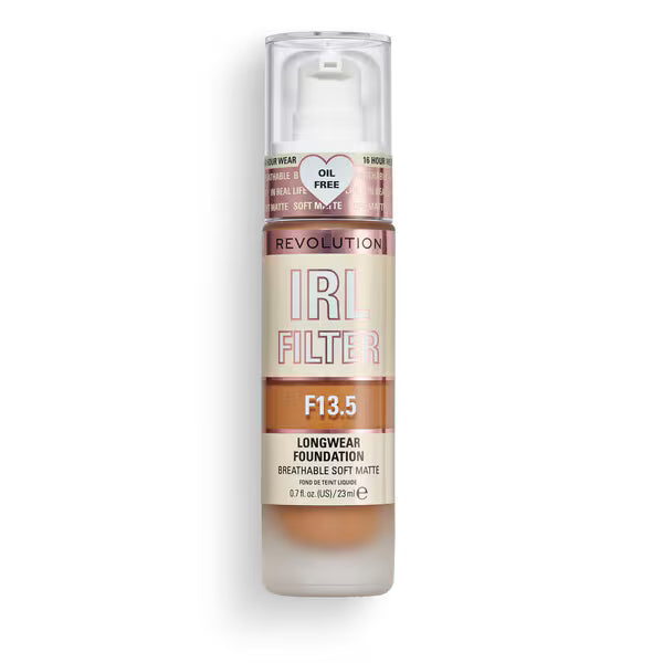 Revolution IRL Filter Foundation F13.5 bottle with matte finish (British brand)