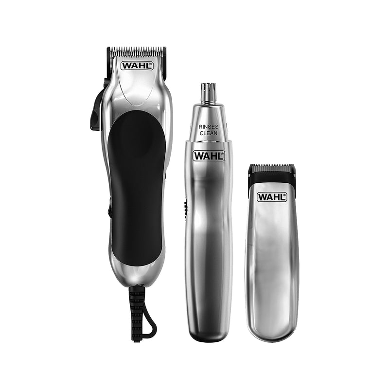 Wahl Deluxe Chrome Pro mains clipper kit - British product