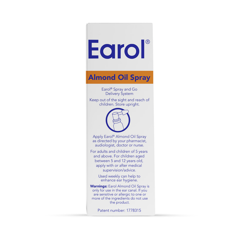 Earol Almond Oil Spray 10ml, UK version