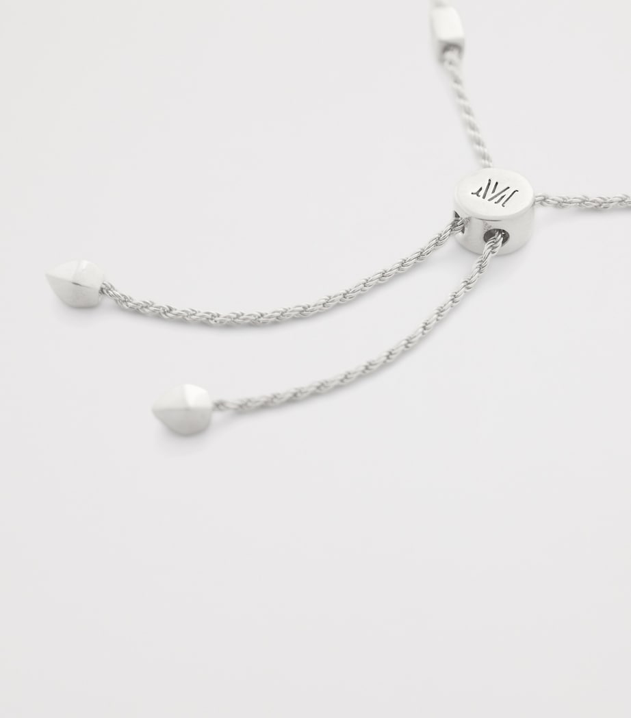 Monica Vinader Sterling Silver Corda friendship bracelet (British brand)