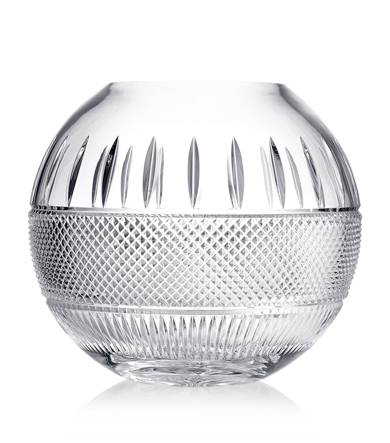 Waterford Crystal Mastercraft Irish Lace Rose Bowl 30cm (British brand)