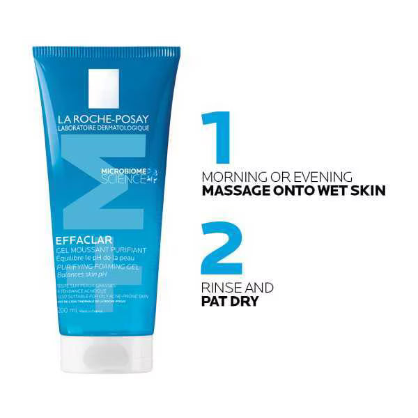 La Roche-Posay Effaclar Anti-Blemish 3-Step Kit Set (British brand)