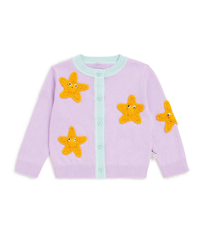 Harrods Stella McCartney Kids Baumwoll-Strickjacke mit Sternen-Stickerei 6–36 Monate – Online bei McGrocer kaufen