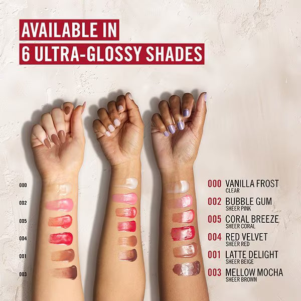 Rimmel lip balm Latte Delight, imported from the UK