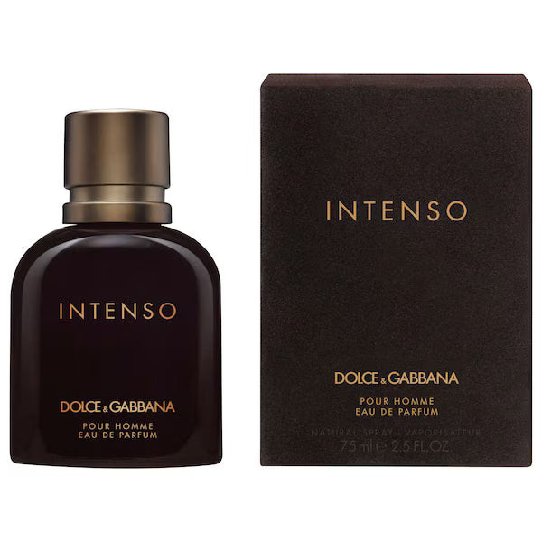 Dolce & Gabbana Pour Homme Intenso perfume bottle 75ml - British product