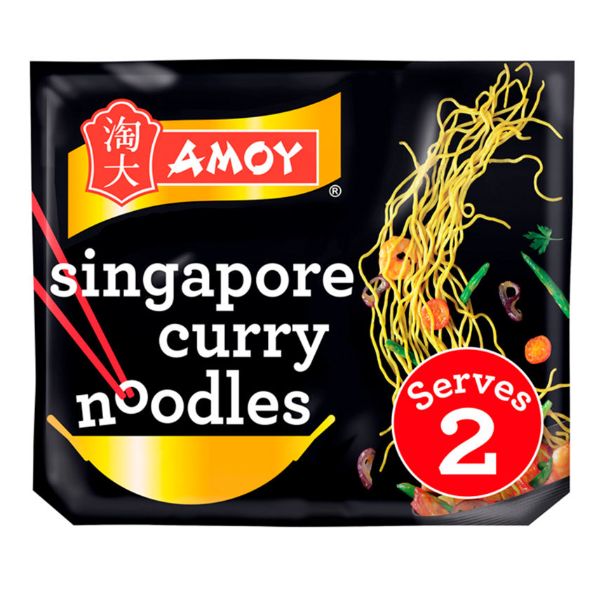 Amoy Straight To Wok Singapore Curry Noodles GOODS ASDA   