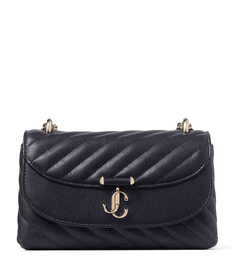 Jimmy Choo Curve quilted leather cross-body bag - British product