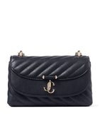 Jimmy Choo Curve quilted leather cross-body bag - British product