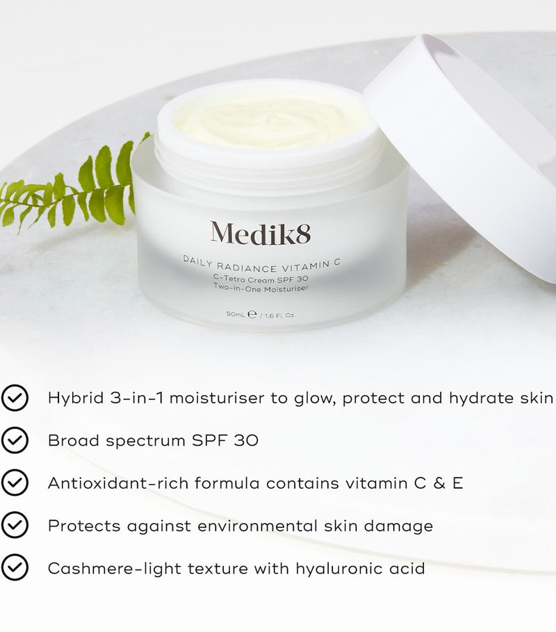 Medik8 vitamin C cream SPF 30 50ml - British product