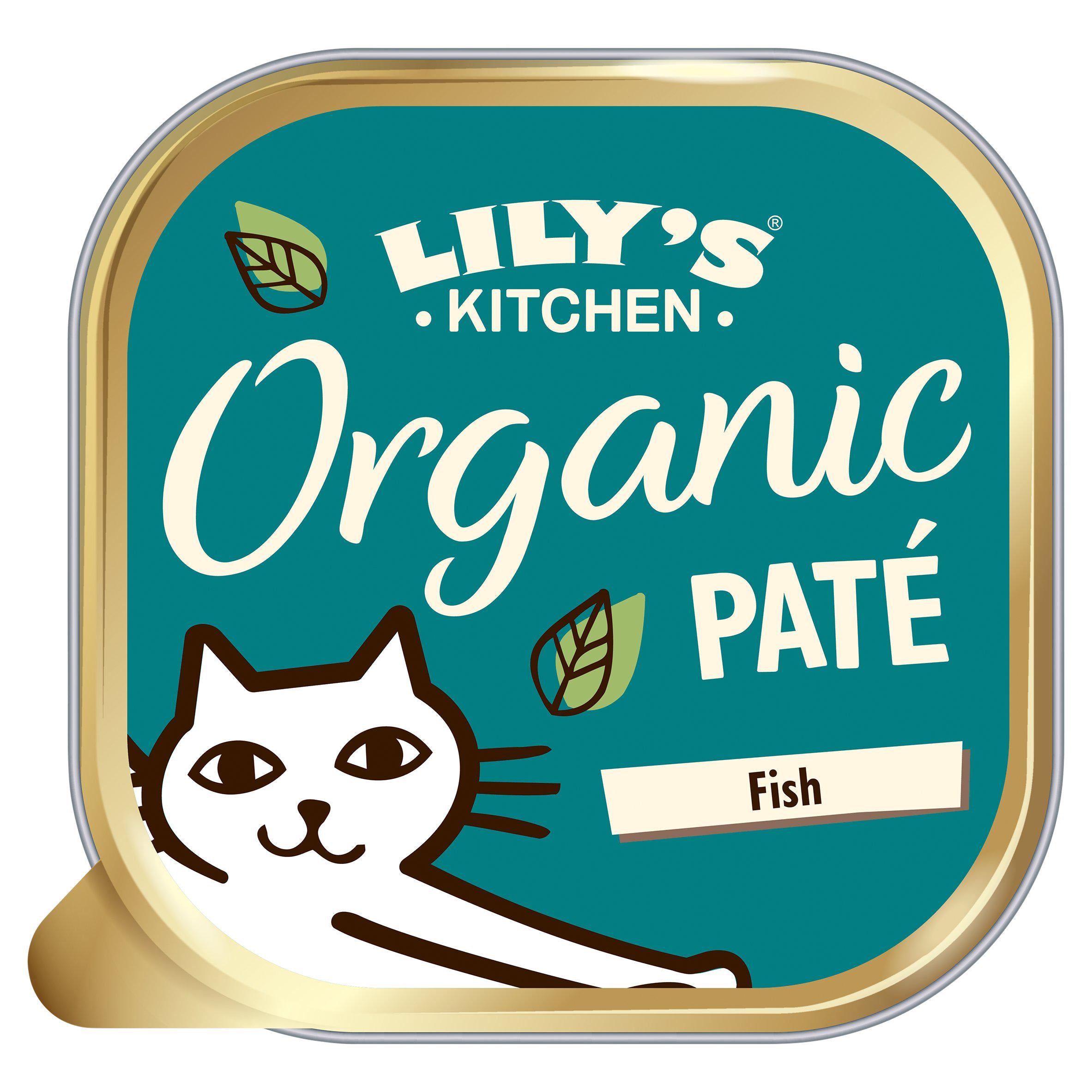 Lily's Kitchen Organic Fish Paté Cat Food 85g Cat pouches & trays Sainsburys   