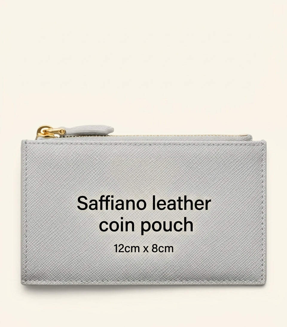 Prada Saffiano leather zip card holder - British product