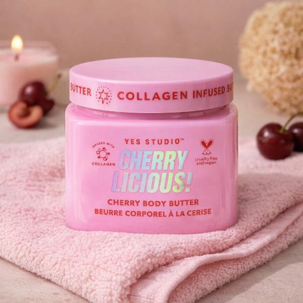 Yes Studio Cherry collagen body butter 400g (British brand)