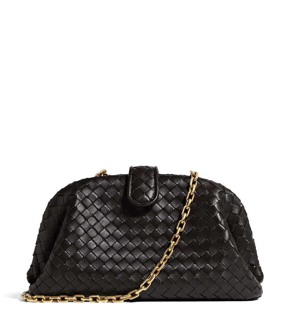 Bottega Veneta kleine Leder Lauren 1980 Clutch Bag, importiert aus Großbritannien