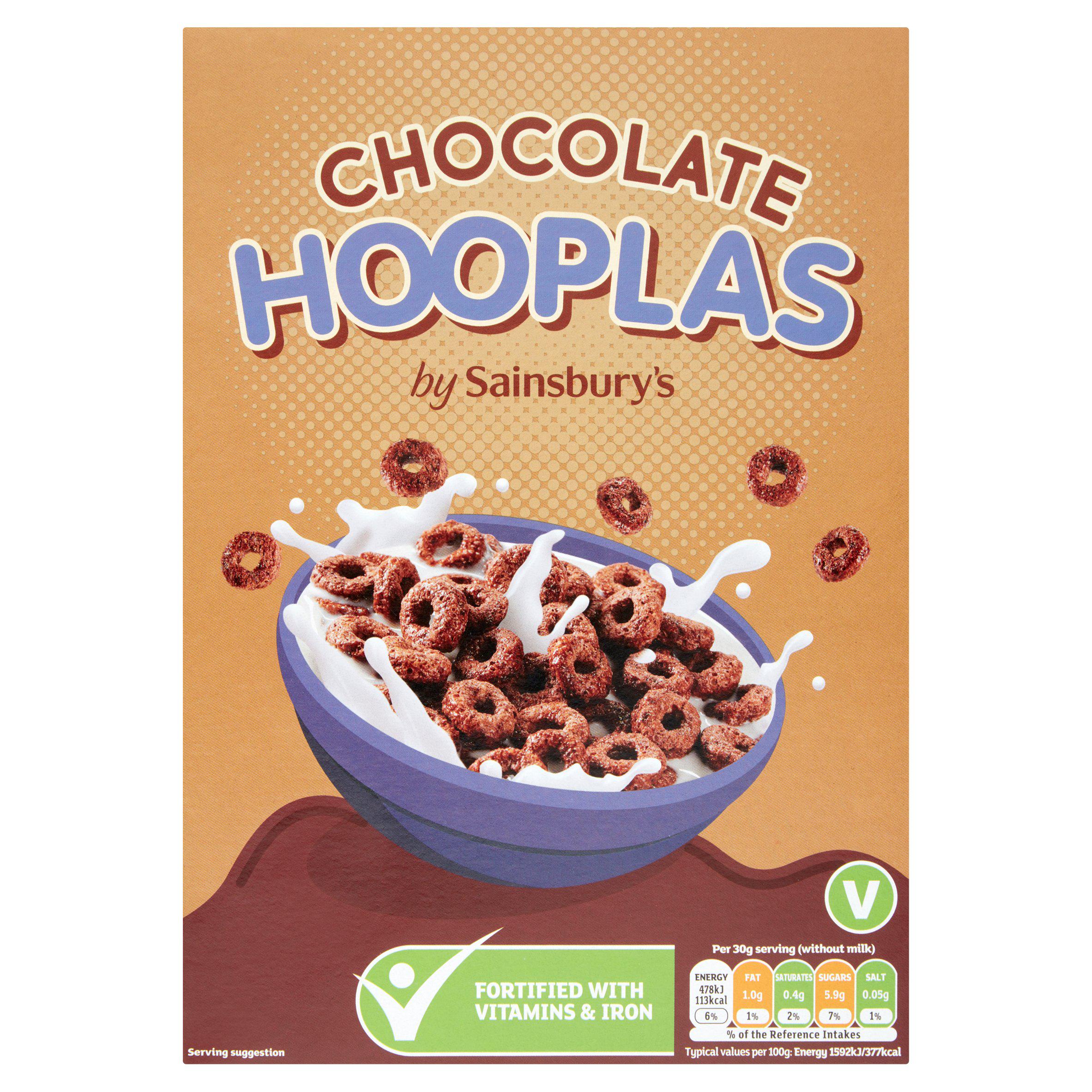 Sainsbury's Choco Hoops Cereal 375g cereals Sainsburys   