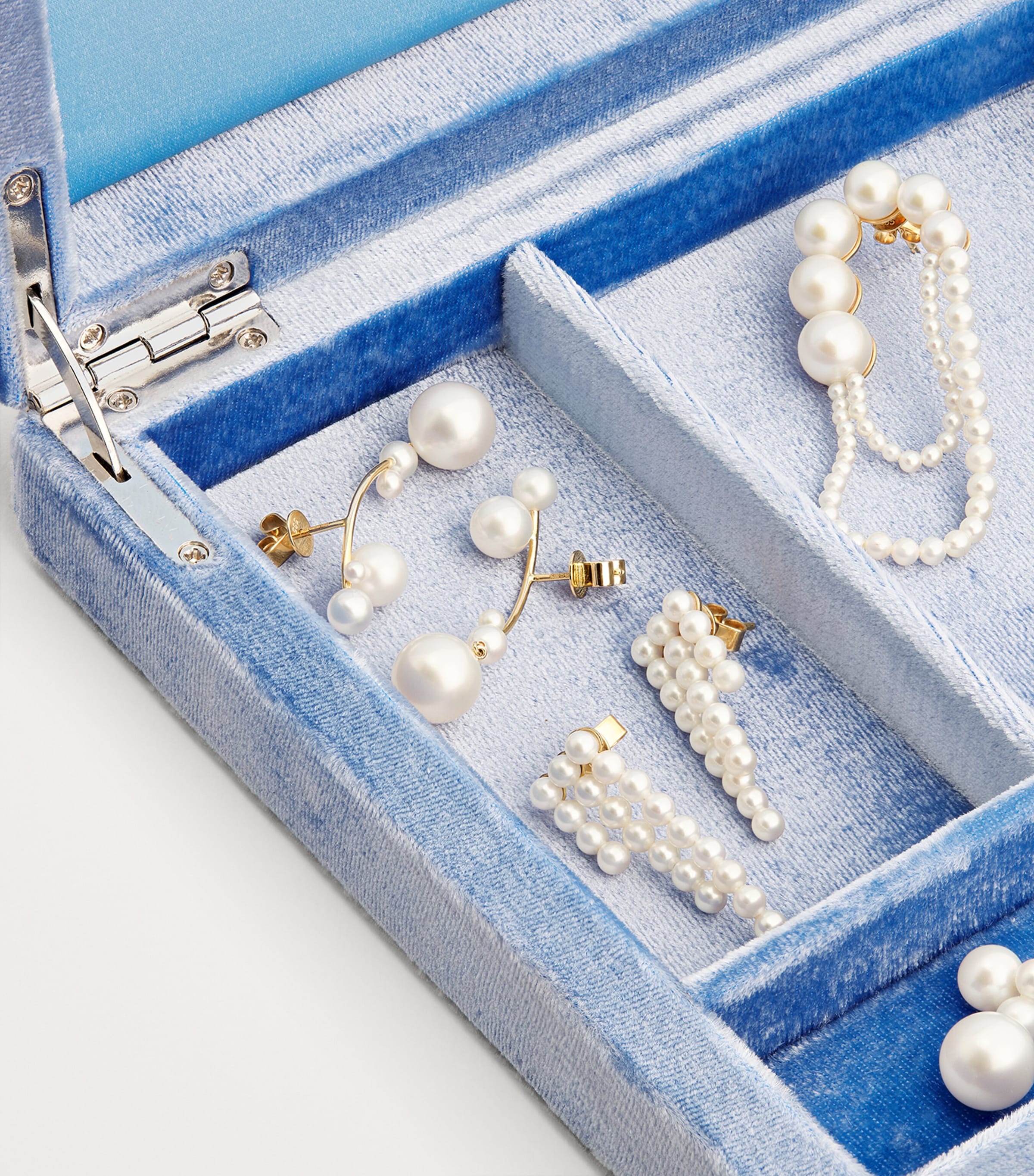 Sophie Bille Brahe velvet Trésor jewellery box (British brand)