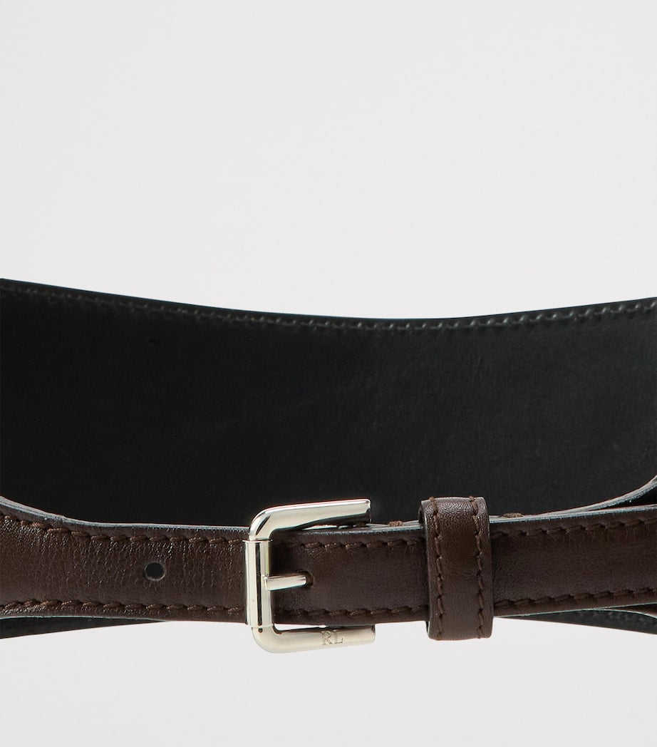 Ralph Lauren Collection leather corset belt 12cm (British brand)
