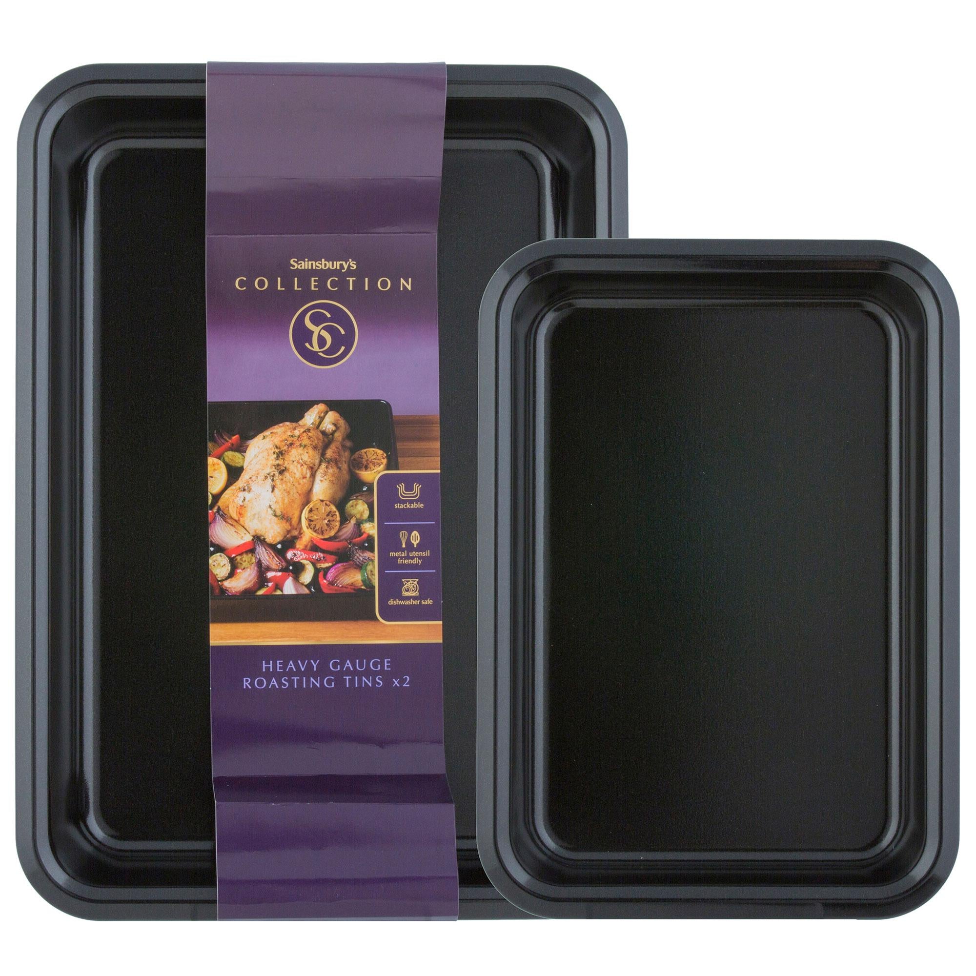 Habitat Roaster Set Black 2pc GOODS Sainsburys   