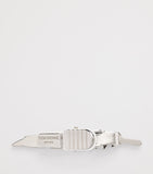 Thom Browne feather tie bar in sterling silver, imported from the UK