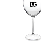 Dolce&Gabbana Casa set of two DG Millennials logo wine glasses - British product
