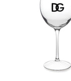 Dolce&Gabbana Casa set of two DG Millennials logo wine glasses - British product