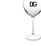Dolce&Gabbana Casa set of two DG Millennials logo wine glasses - British product