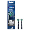Oral-B Pro Cross Action black toothbrush heads (British brand)