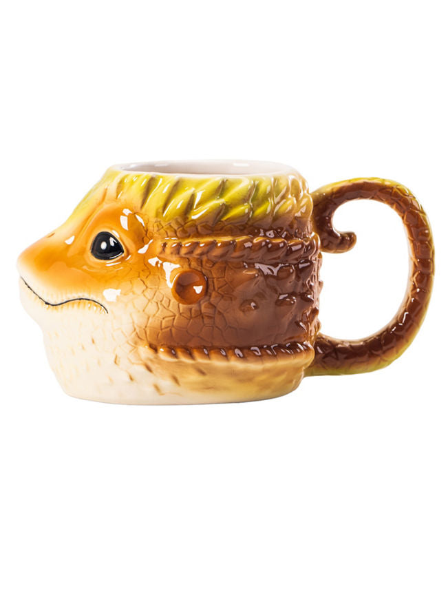 George Home Brown Bearded Dragon-Shaped Mug GOODS ASDA   