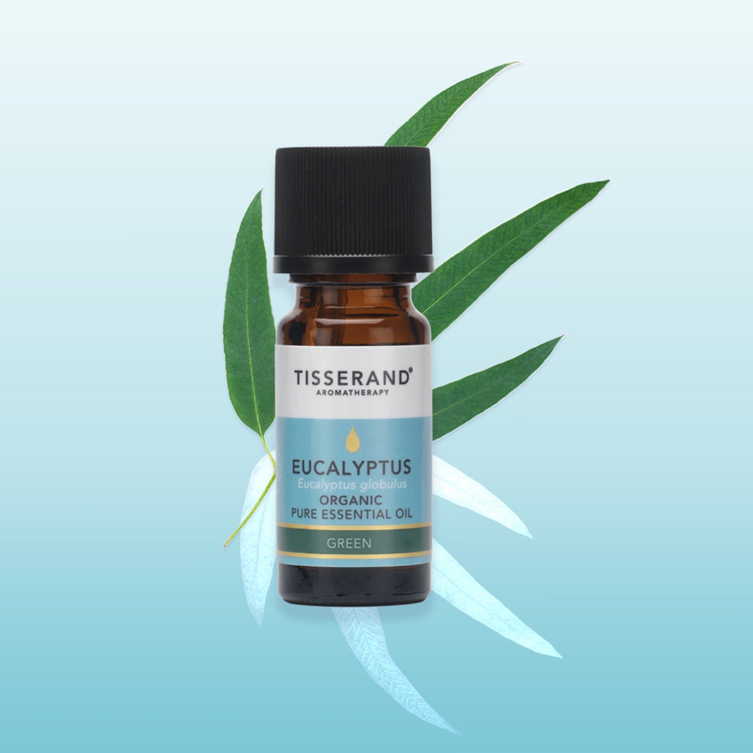 Tisserand organic eucalyptus pure essential oil 9ml (British brand)