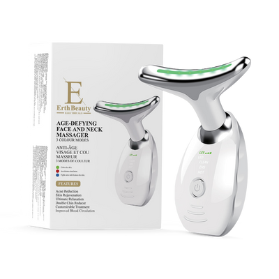 Holland & Barrett Erth Skin London Age-Defying Face and Neck Massager White- Buy online at McGrocer