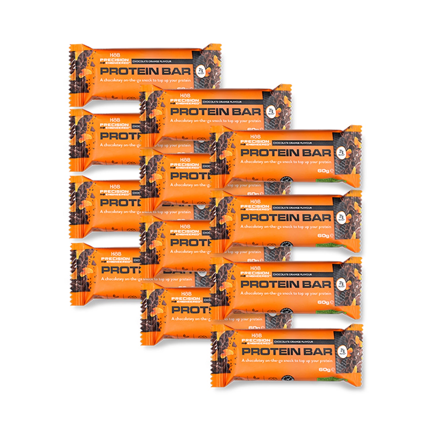 Precision Engineered milk chocolate orange protein bar 12x60g, imported from the UK