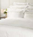 Harrods of London Tresco Embroidered King Duvet Cover Set 230cm x 220cm, UK version