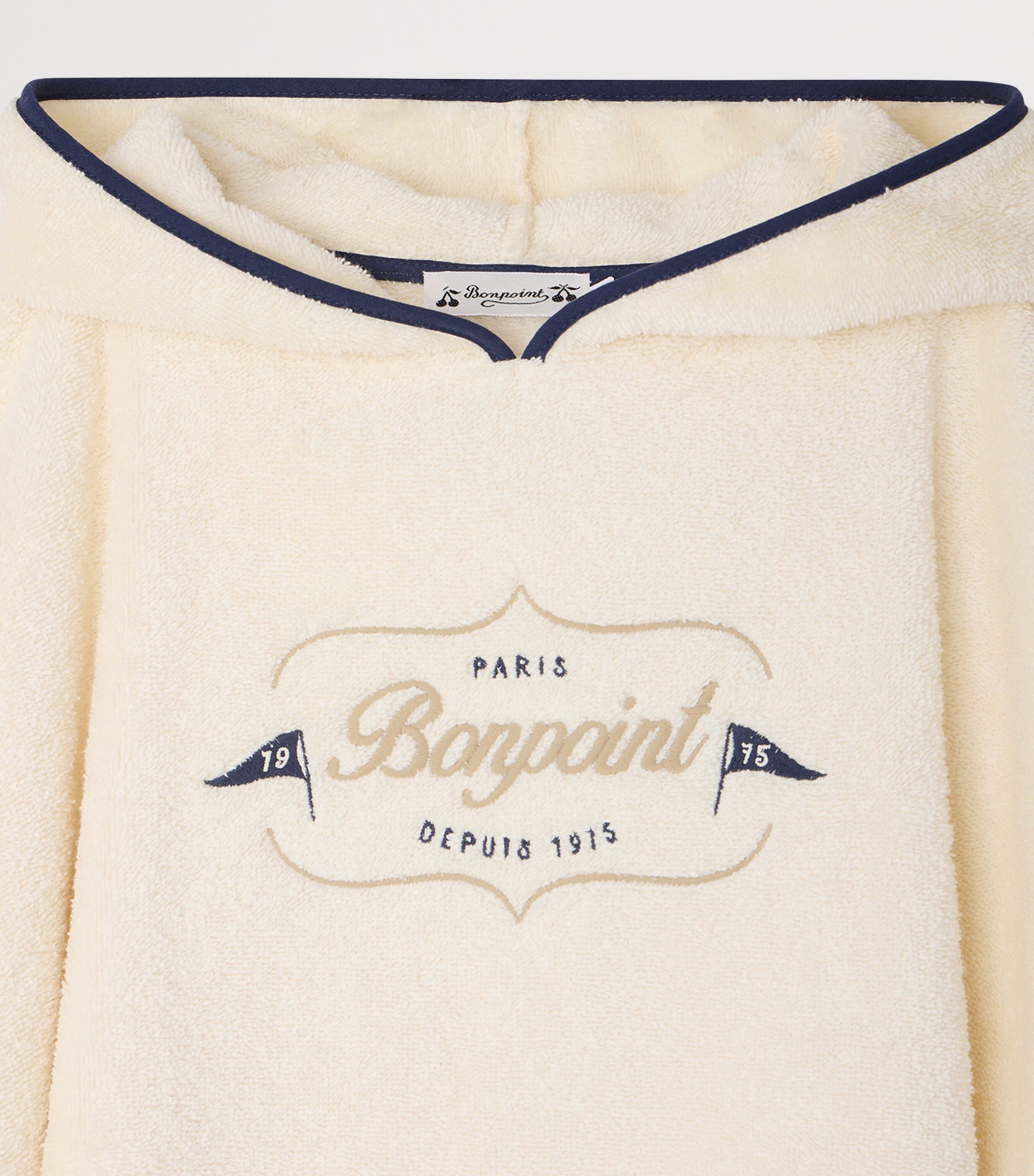 Bonpoint cotton logo towel poncho 4-8 years - British product