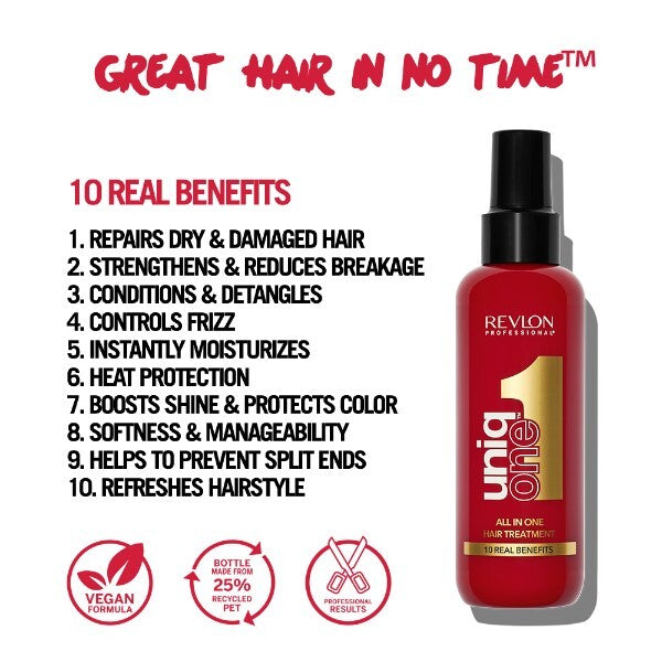 Revlon Professional UniqOne Leave In Conditioner 150ml (British brand)