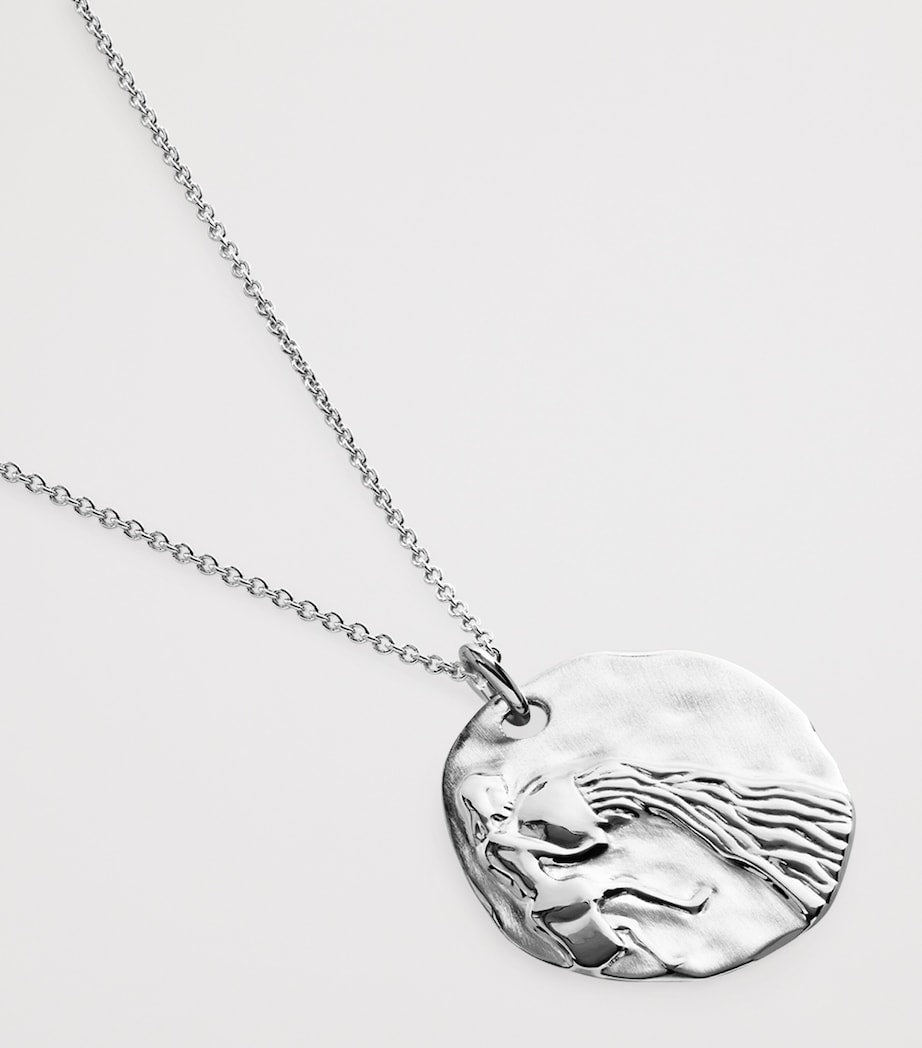 Monica Vinader Aquarius zodiac necklace, imported from the UK