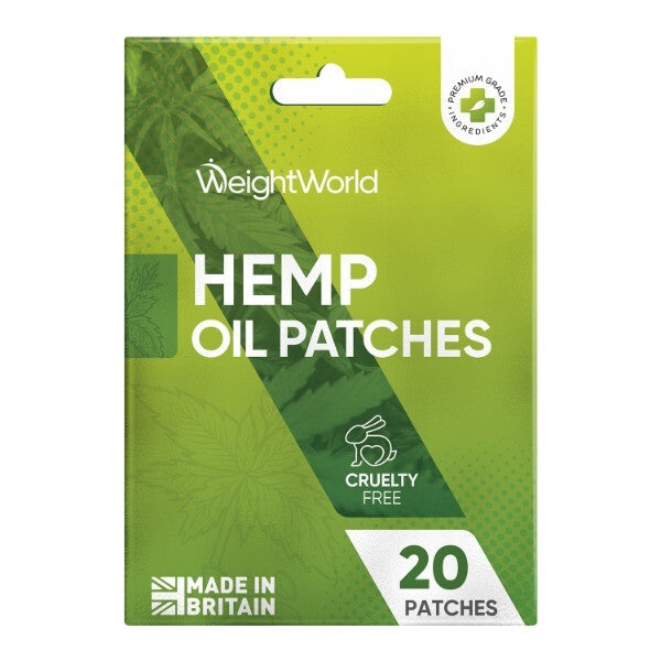 WeightWorld hemp seed oil patches 20 count, UK version
