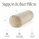 Myga yoga buckwheat bolster pillow sand, UK version