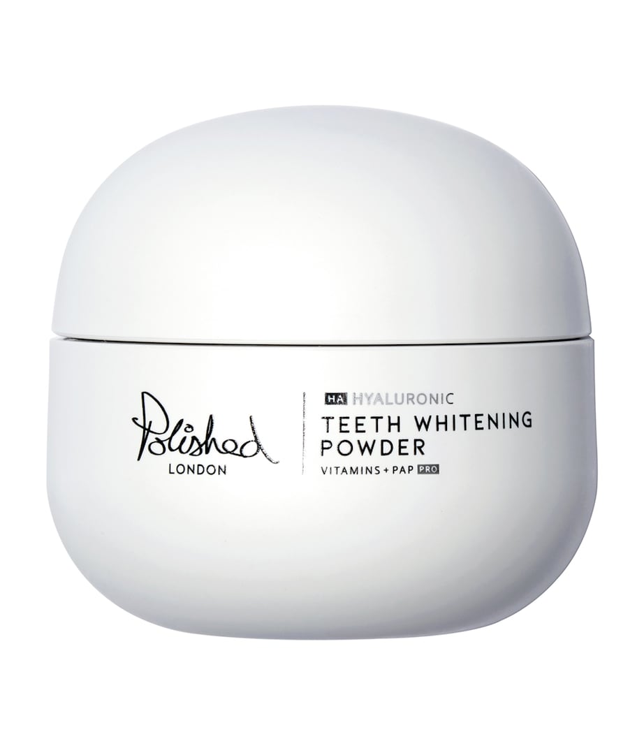 Polished London hyaluronic teeth whitening powder, imported from the UK